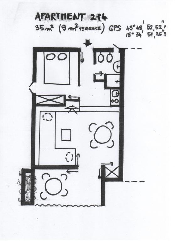 Apartments Sanda Murter Luaran gambar